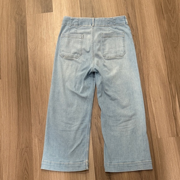 Anthropologie Maeve Colette Light Blue Wide Leg Women's Jeans - Picture 5 of 5